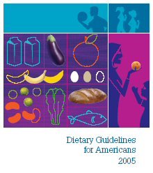 The cover of the latest edition of "Dietary Guidelines for Americans."